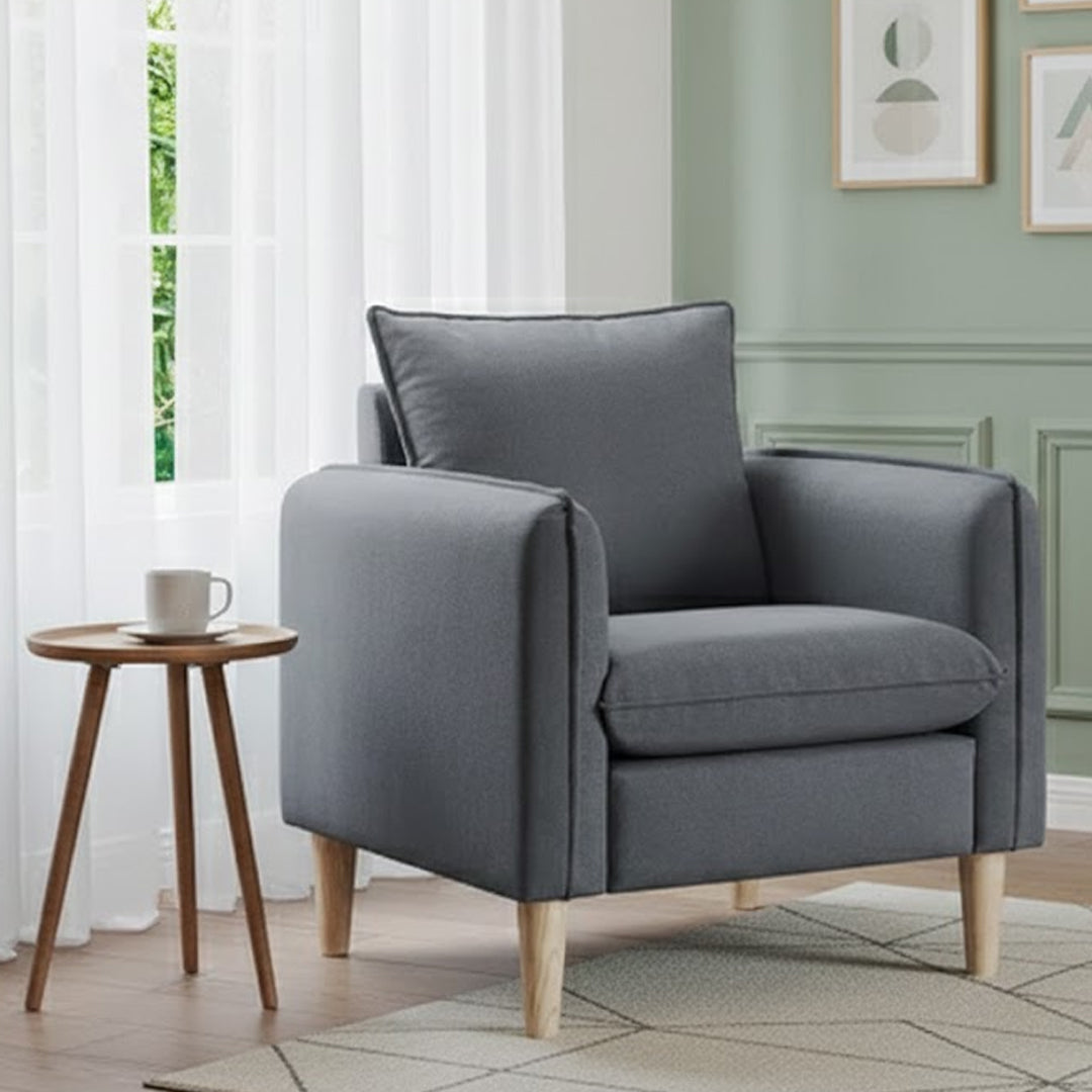 BEATRIX ACCENT CHAIR GREY