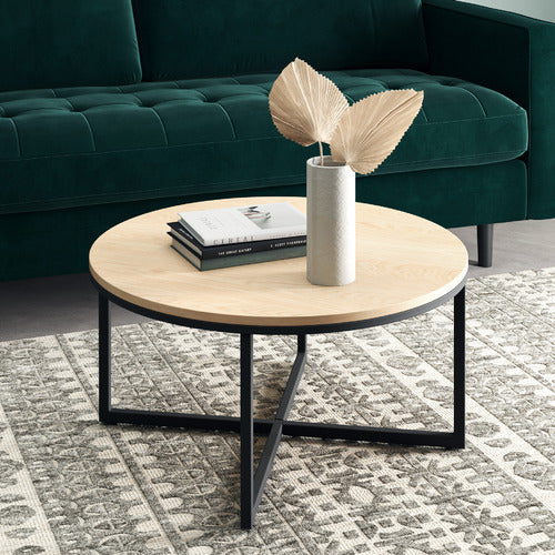 BORAS 80CM ROUND COFFEE TABLE