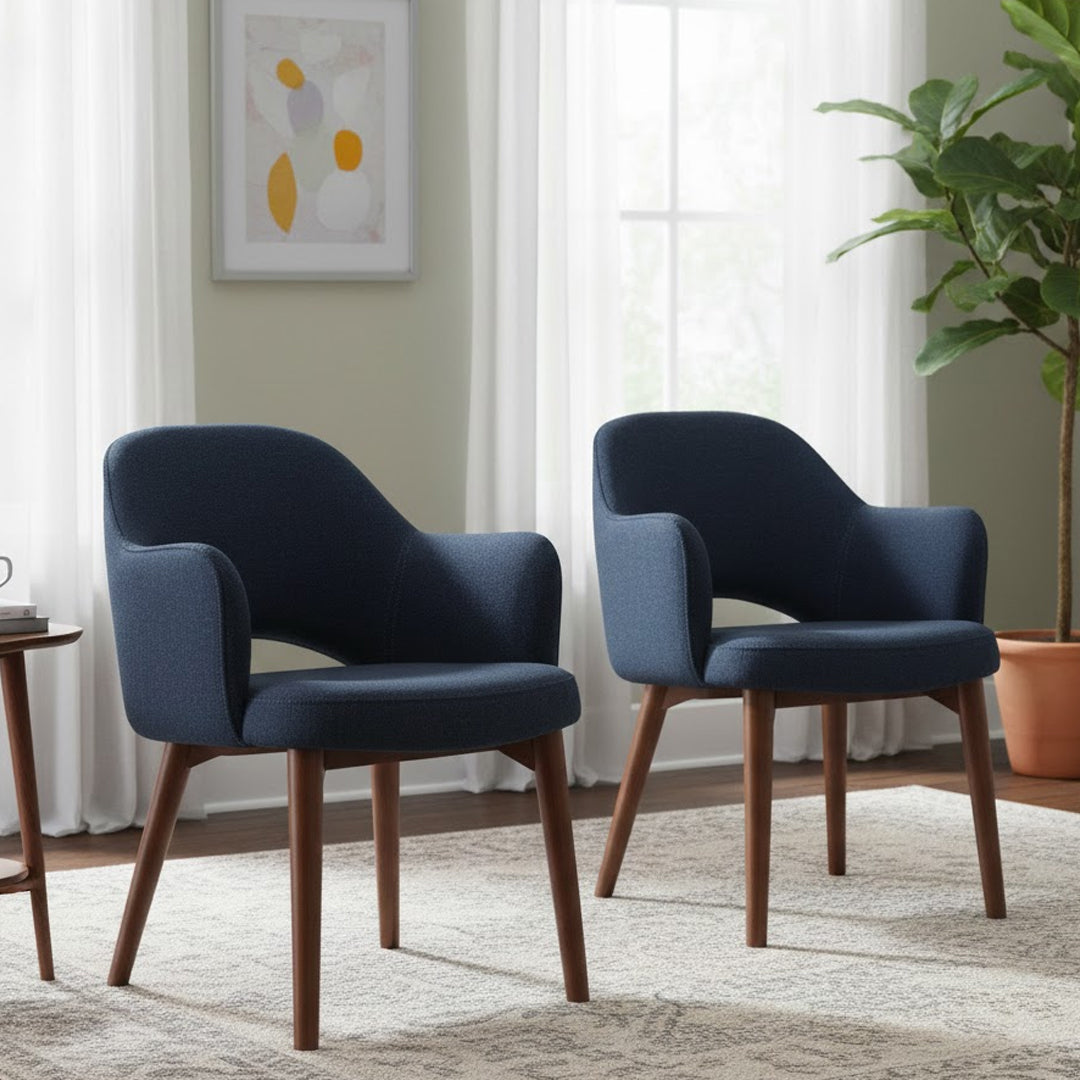 BRIGHT SIDE FURNITURE RICHMOND UPHOLSTERED ARMCHAIR (SET OF 2)