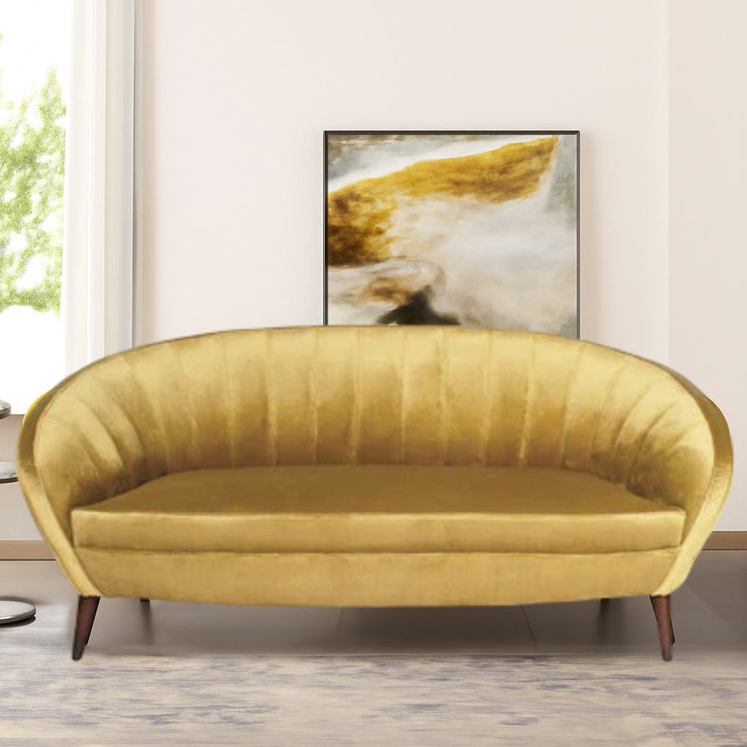 BROOKLYN AND BELLA BERNIER VELVET SOFA