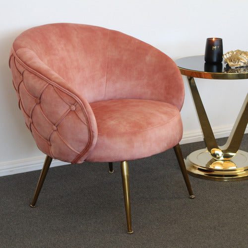 BY DESIGNS KIORA BUTTON TUFTED ACCENT CHAIR