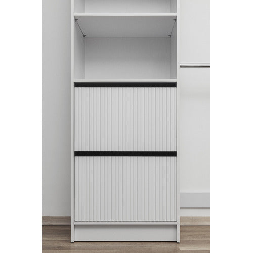 CAPEVIEW INTERIORS BASEL FLUTED BUILT-IN WARDROBE