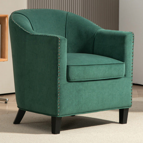 EVIE HOME BENNETT VELVET TUB CHAIR