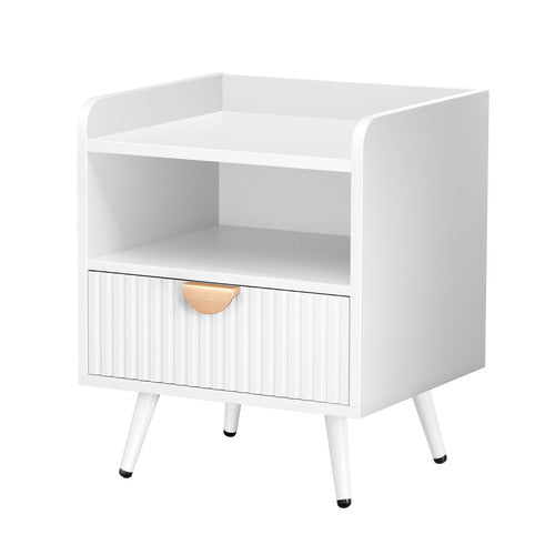HOXTON ROOM BEXLEY 1 DRAWER BEDSIDE TABLE
