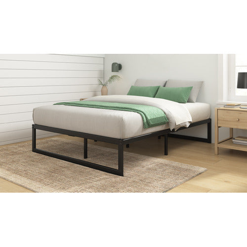 STUDIO HOME BLACK BEIER METAL BED BASE