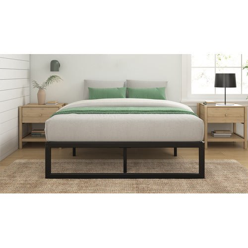 STUDIO HOME BLACK BEIER METAL BED BASE