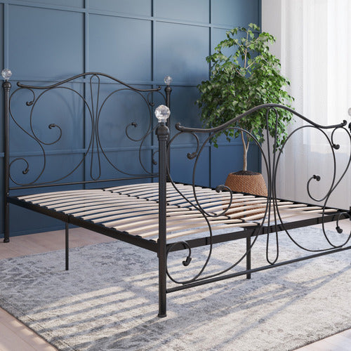RAWSON & CO BLACK SOPHIE METAL BED FRAME