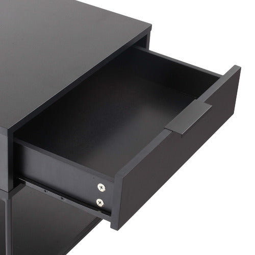 BLACK BAXTER BEDSIDE TABLES (SET OF 2)