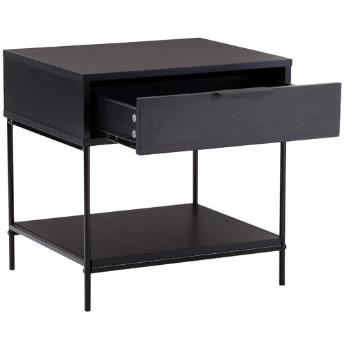 BLACK BAXTER BEDSIDE TABLE