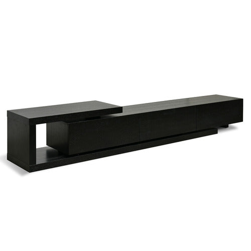 HARPER & HINDLEY BLACK HELIN EXTENDABLE ENTERTAINMENT UNIT