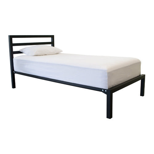 TUBECO BLACK CASEY STEEL BED