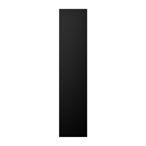 LIVING FUSION BLACK CASSANDRA 3 SHELF & HANGING WARDROBE