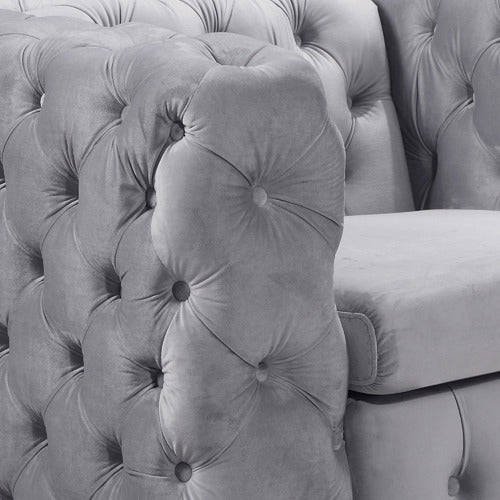 SOUTHERN STYLERS BLACK EDDARD VELVET ARMCHAIR