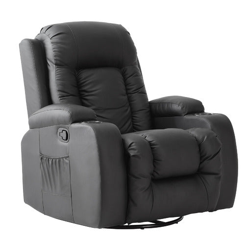OAKLEIGH HOME GABIN FAUX LEATHER MASSAGE CHAIR
