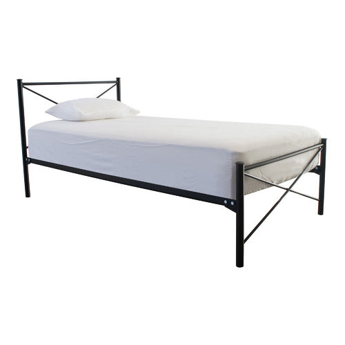 TUBECO BLACK PARIS STEEL BED