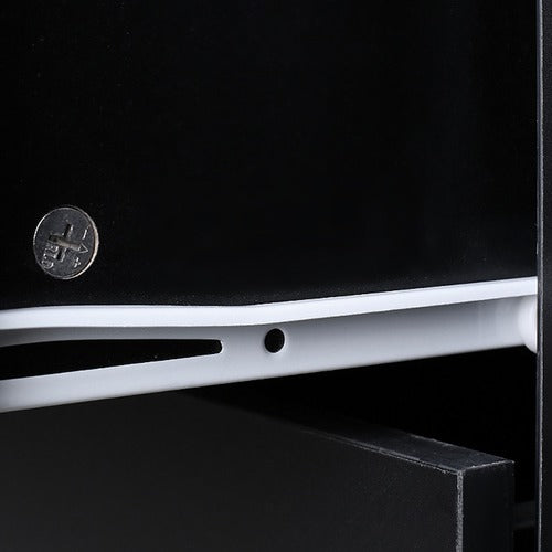 MIKASA FURNITURE 178CM BLACK ZANDA TV UNIT