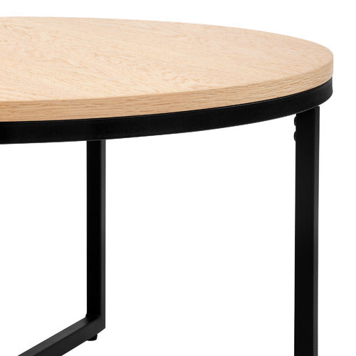 BORAS 80CM ROUND COFFEE TABLE