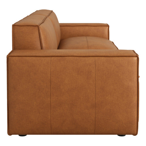 BOULDER 3 SEATER GENUINE LEATHER SOFA