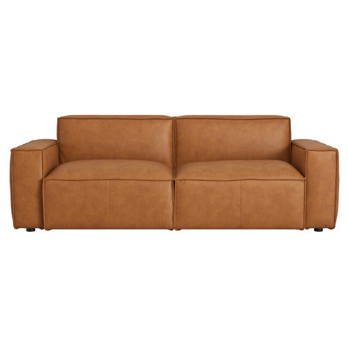 BOULDER 3 SEATER GENUINE LEATHER SOFA