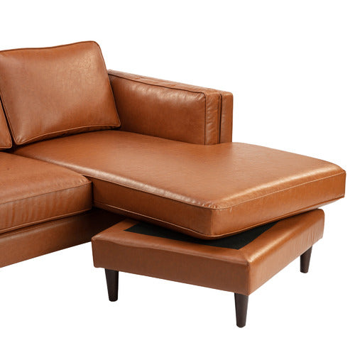 BRAHM PREMIUM 3 SEATER SOFA WITH REVERSIBLE CHAISE