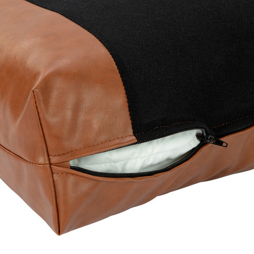 BUNGALOW PREMIUM 3 SEATER FAUX LEATHER SOFA
