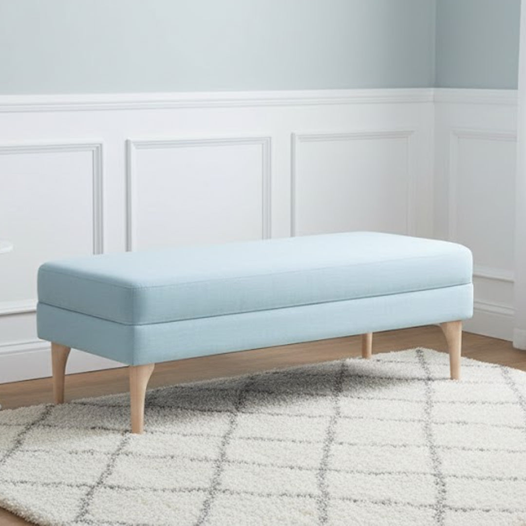CANTU OTTOMAN BENCH LIGHT BLUE