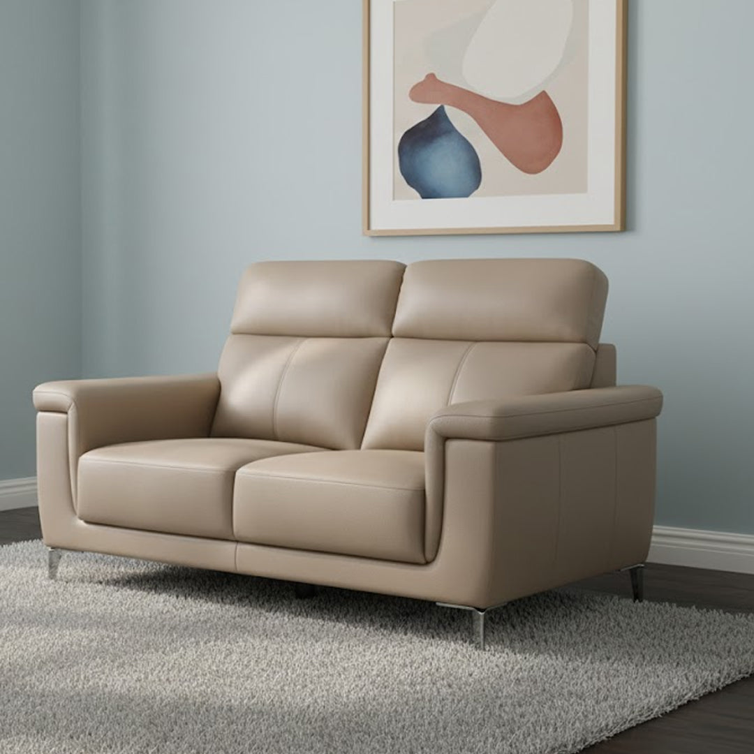 CAPEL FABRIC 2 SEATER SOFA STONE