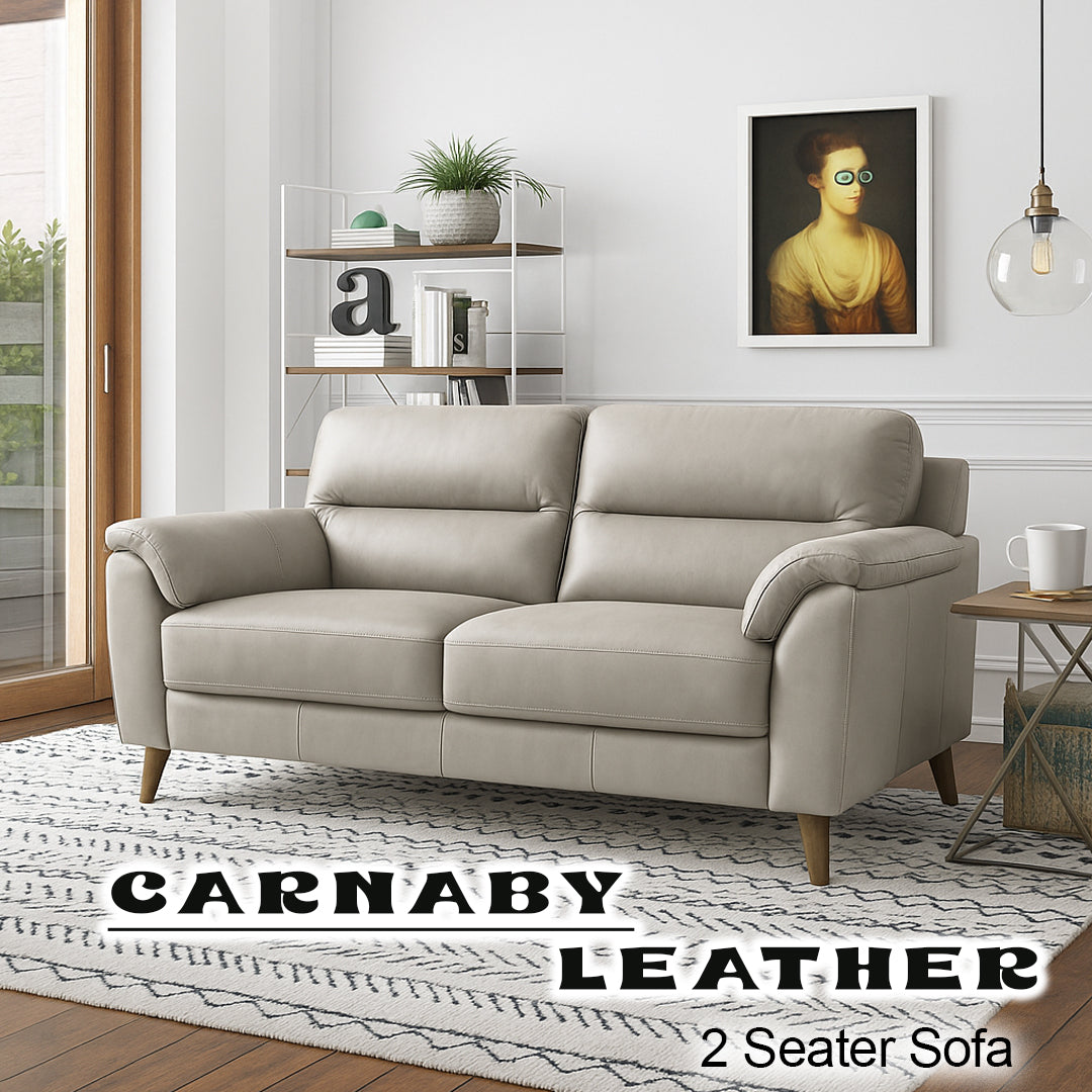 CARNABY LEATHER 2 Seater Sofa