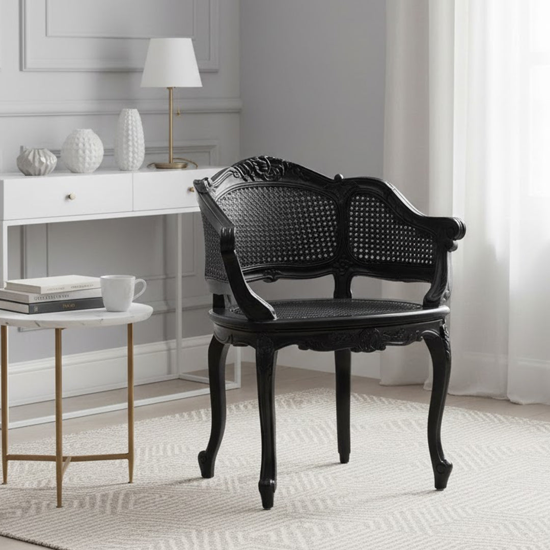 CARRINGTON FURNITURE FRENCH PROVINCIAL MARCELLA BERGERE CHAIR