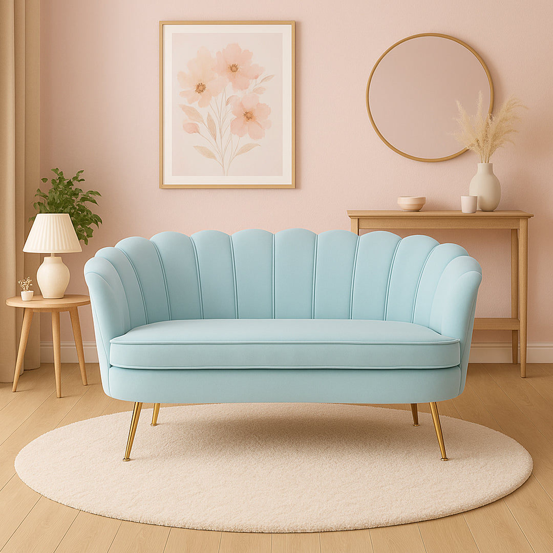 CASSINGTON HOME MARIANNA 2 SEATER VELVET SOFA