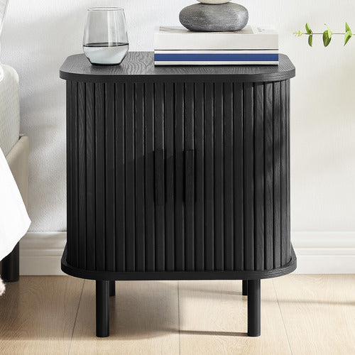 CORE LIVING CALLIX TAMBOUR BEDSIDE TABLE