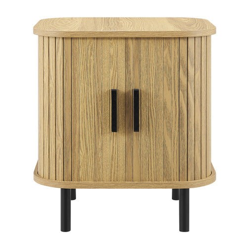 CORE LIVING CALLIX TAMBOUR BEDSIDE TABLE