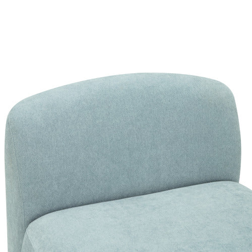 CAMI CHENILLE ARMLESS LOUNGE CHAIR