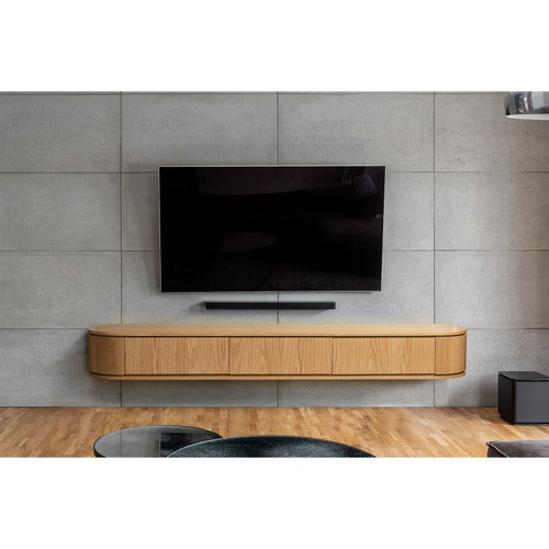 PREMIUM 200CM CANNES CURVED WALL-MOUNTED TV UNIT