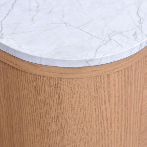 CARLTON FAUX MARBLE 3 DRAWER CHEST