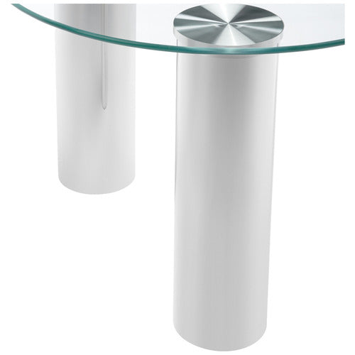 CARLY CURVED GLASS COFFEE TABLE