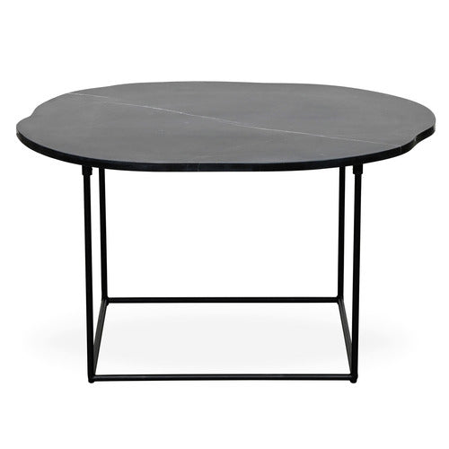 BROOKLYN AND BELLA CARMELLA 80CM MARBLE COFFEE TABLE
