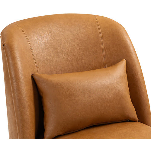 EVIE HOME CASE FAUX LEATHER ACCENT CHAIR
