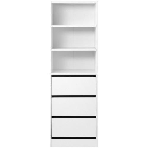 LIVING FUSION CASSANDRA 3 DRAWER & SHELF WARDROBE