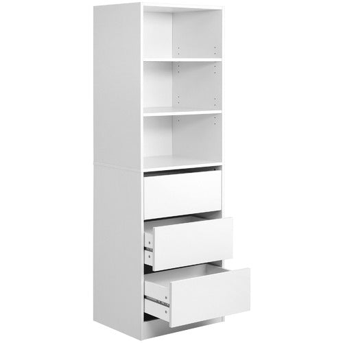LIVING FUSION CASSANDRA 3 DRAWER & SHELF WARDROBE