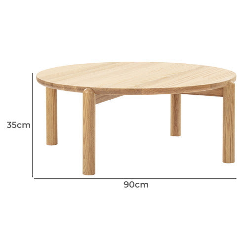CATERINA SOLID OAK COFFEE TABLE