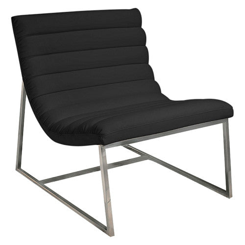 FURNITURE MARKET EIVISSA FAUX LEATHER ACCENT CHAIR
