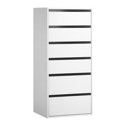 LIVING FUSION CASSANDRA 6 DRAWER WARDROBE