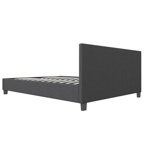 CHISWICK LIVING CHARCOAL SIENNA LUXURY BED FRAME
