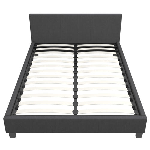 CHISWICK LIVING CHARCOAL SIENNA LUXURY BED FRAME