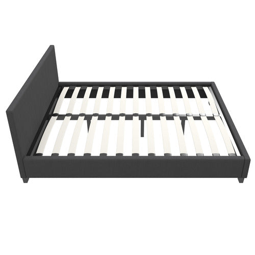 CHISWICK LIVING CHARCOAL SIENNA LUXURY BED FRAME