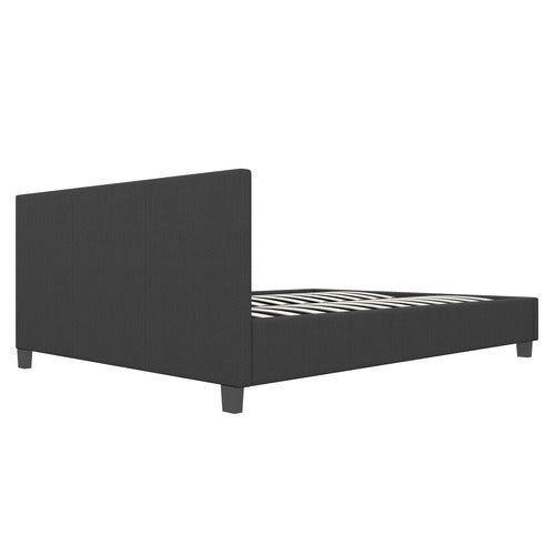 CHISWICK LIVING CHARCOAL SIENNA LUXURY BED FRAME