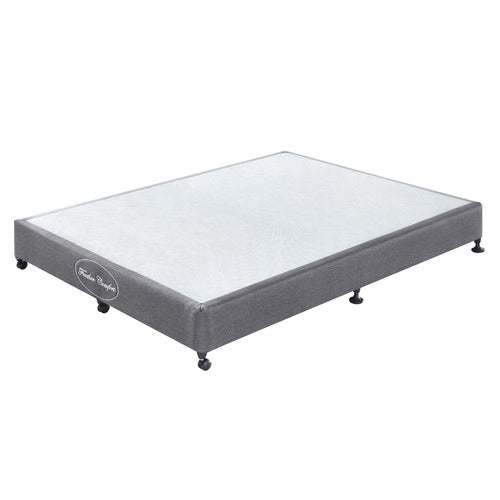 SOUTHERN STYLERS CHARCOAL LIFFLE UPHOLSTERED BED BASE
