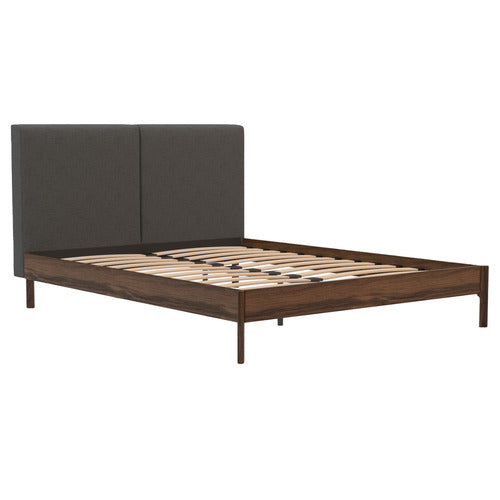 RAWSON & CO CHARCOAL TROLIG WOODEN BED FRAME