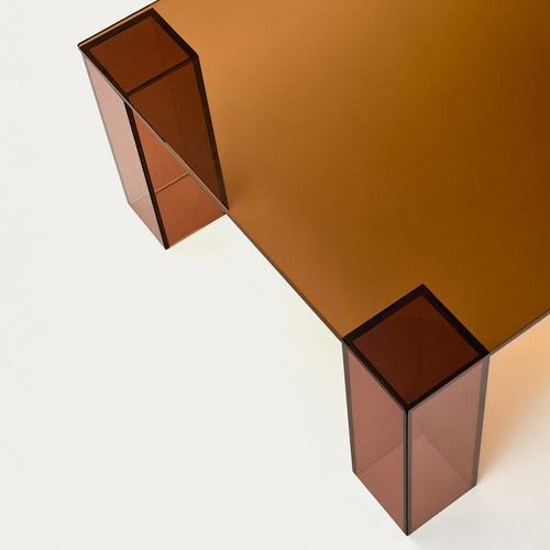 LINEA FURNITURE CHAUNCEY GLASS COFFEE TABLE